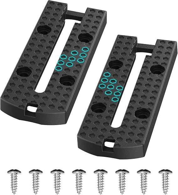 3003 4" 2 Pack Kayak Track Textured Grip Surface Multi-Size Kayak Low Profile Track Kayak Gear Track Mount Accessories Easy Installation Kayak Rail Track for Holding Fishing Rod Cup Holder Paddle