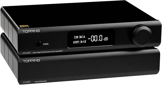Topping PRE90 Preamplifier + Topping Ext90 Input Extender