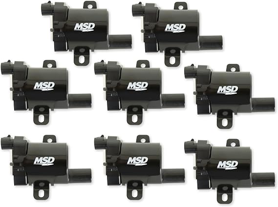 MSD 826383 Ignition Coil Blaster LS Series, Black, 8-Pack