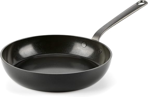 GreenPan Craft Cookware Hard Anodized Healthy Ceramic Nonstick 9.5" Frying Pan Skillet, Cast Stainless Steel Handles, Scratch-Resistant, Induction Safe, Dishwasher and Oven Safe, PFAS-Free, Black