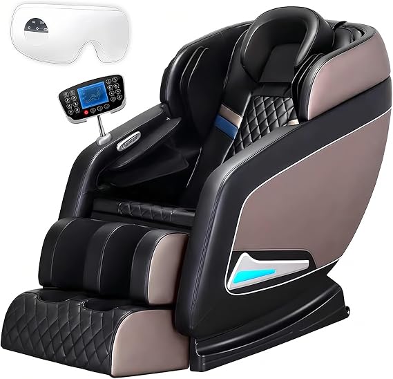 Full Body Massage Chair,Home and Office Use with SL Track Rollers Foot Calf Massage and Heating System