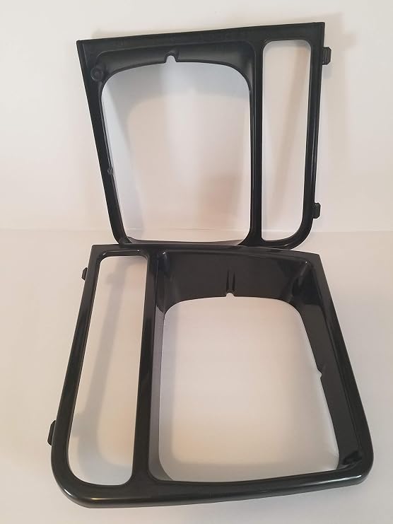 Massive Auto Parts-Replacement Part- Driver Side Bezel Head Lamp-Fits 1997-2001 CHEROKEE-Classic & Limited Models- CH2512156, 5EM73SW1- Front & Back Shown In Picture-1 Item Sold