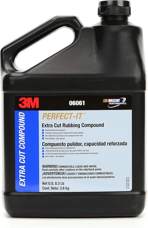 3M Extra Cut Rubbing Compound, 06061, 1 ga