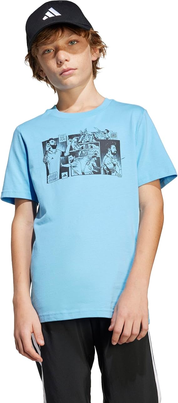 adidas boys unisex kids Messi T-shirt