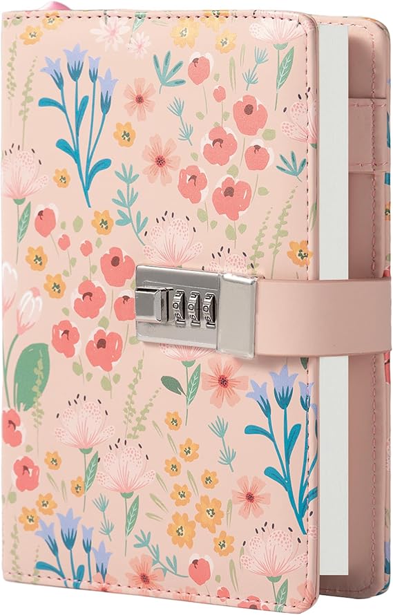 MGGAO Diary with Lock Closed Journal for Women and Girls