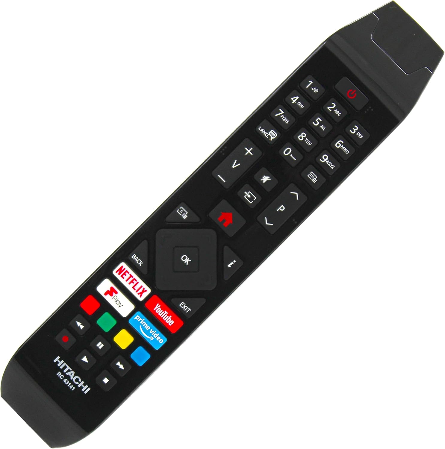 Original RC43141P Remote Control Compatible With Hitachi 32HEV210U HD Ready LED Freeview Smart LED TV