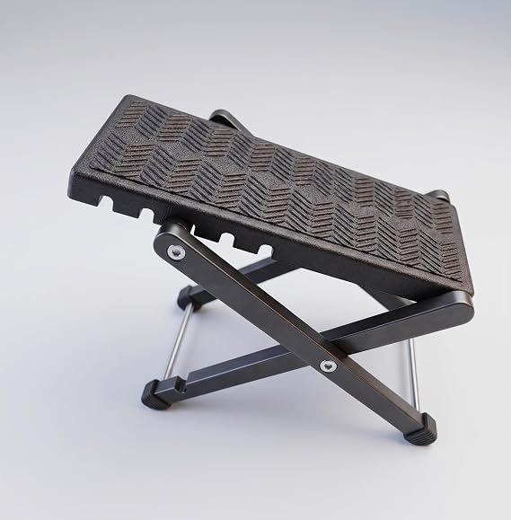Karin Profesyonel Gitar Ayak Desteği, Katlanabilir Metal Ayaklık, Siyah, Kaymaz Yüzeyli