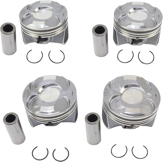 4 PCS Engine Piston Ring Set For BMW 2011-2016 F20 116i 118i 120i For MiNi 2010-2016 R55 R60 R56 R57 R58 R59 R61 1.6T COOPER S Replace# 11257601181 11257601077 11257584117