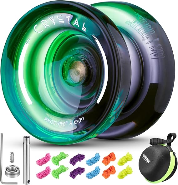 MAGICYOYO Crystal Yoyo K2 for Kids, Magic Trick Yo Yo for Beginner & Adults