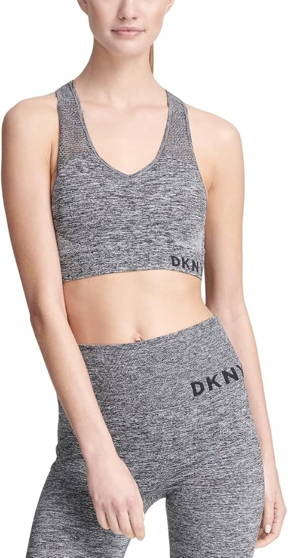 DKNY Women's Sport Women's Performance Support Yoga Running Bra