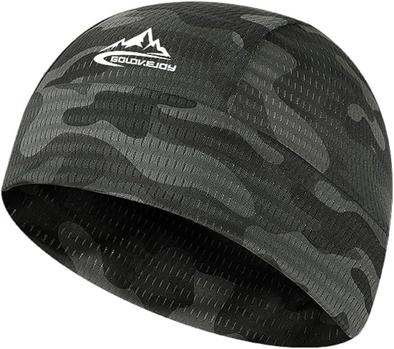 Skull Cap Helmet Liner Beanie Cooling Cycling Running Hat for Men Women