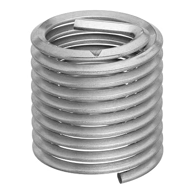 E-Z LOK Coil Threaded Insert for Metal 18-8 Stainless Steel Helical Wire Thread Insert 58-11 Internal Threads, 0.625 Length, Pack of 5