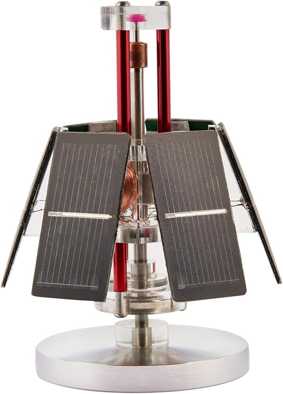 Sunnytech Solar Mendocino Motor Educational Model Vertical Stand Science Physics Toy QZ05