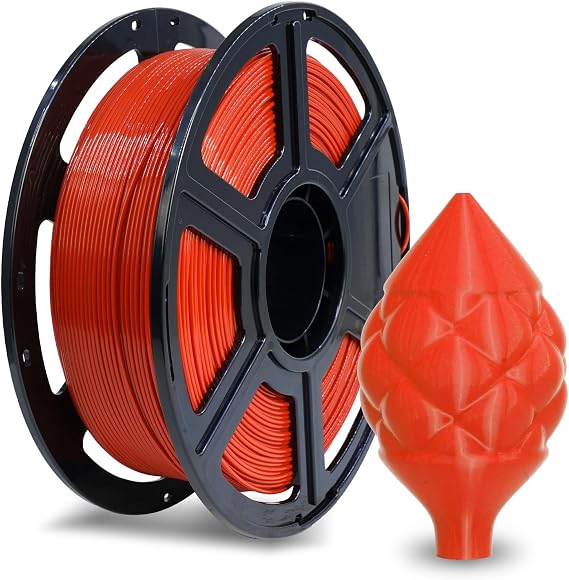 FLASHFORGE ABS Pro Filament 1.75mm Red, 3D Printer Filament 1kg (2.2lbs) Spool-Dimensional Accuracy +/- 0.02mm, Hot Deformation Below 90C, Great for Printing Heat-Resistant Functional Parts