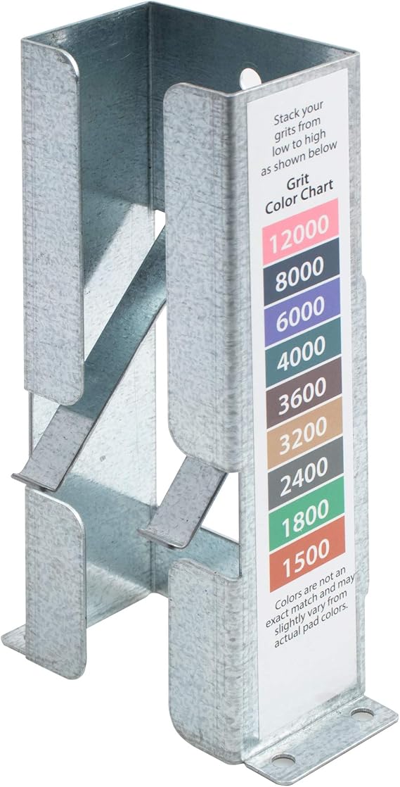 Steel Sandpaper Dispenser for 2 inch x 2 inch Micro Mesh Abrasive Pads