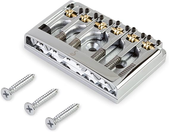 Schaller Non-Tremolo Roller Bridge, Chrome
