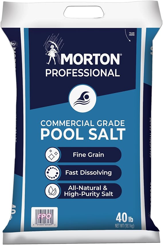 Morton Professional Commercial Grade Pool Salt 40 lb