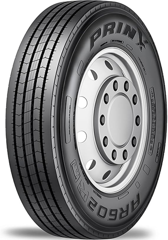 Prinx AR602 275/70R22.5 148/145J J Commercial Tire | Commercial Highway All Season Traction 148/145L Rated J (18 Ply) Radial Construction Black Sidewall Tire