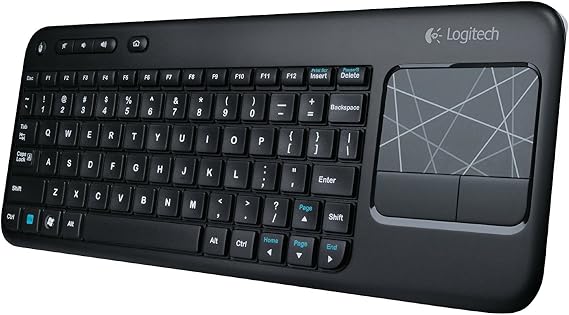 Logitech Wireless Touch Keyboard K400 with Built-in Multi-Touch Touchpad