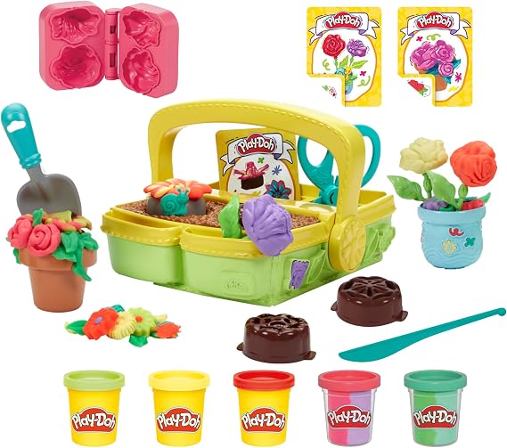 Play-Doh Blooming Flower Garden Oyun Seti | Doğa Temalı Rol Yapma ve Yaratıcı Oyun | 3 Yaş ve Üzeri Çocuklar İçin Sanat ve El İşi Seti