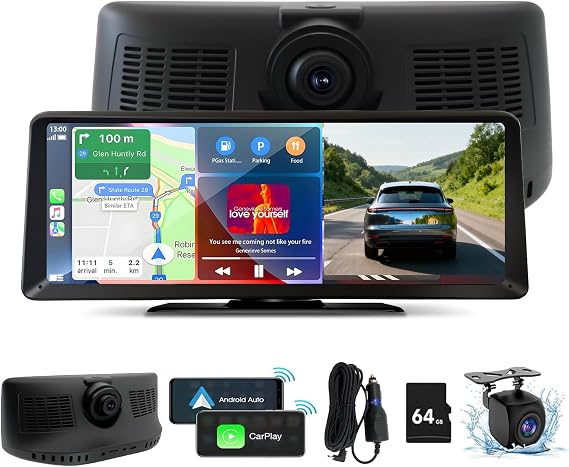 8.1" Carplay Screen for Car Stereo, 2K Wireless CarPlay & Android Auto | 2K, Wireless CarPlay, Android Auto