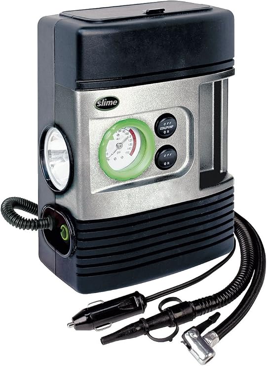 Slime COMP Tire Inflator w/ Raft Pump and Light