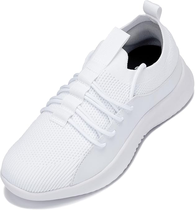 CALTO Men's Invisible Height Increasing Elevator Shoes - Ultra Lightweight Sporty Sneakers - 2.4 Inches Taller