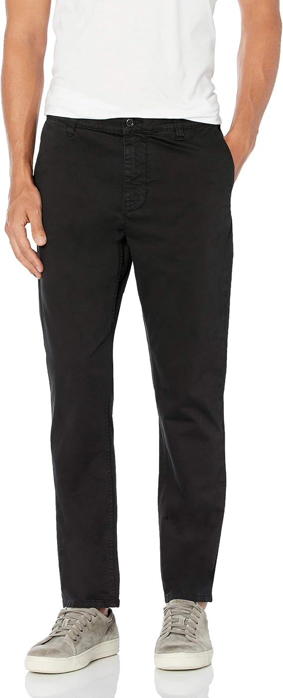 Nudie Jeans Unisex Easy Alvin Black Casual Trousers