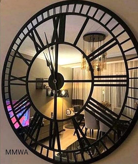 Rustİk Tarz Ozel Tasarİm 60 Cm Duvar Saatİ