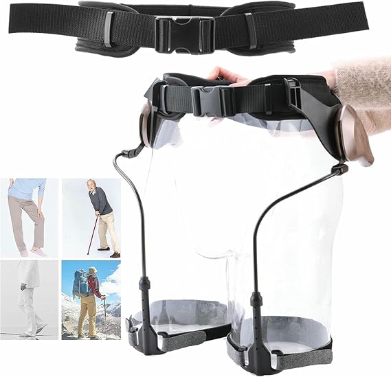 Ergonomic Power Walking Aid, Exoskeleton Booster Equipment, cuts Effort by 50%,Ideal for Stroke Rehab, Hikin, Exoskeleton for Walking