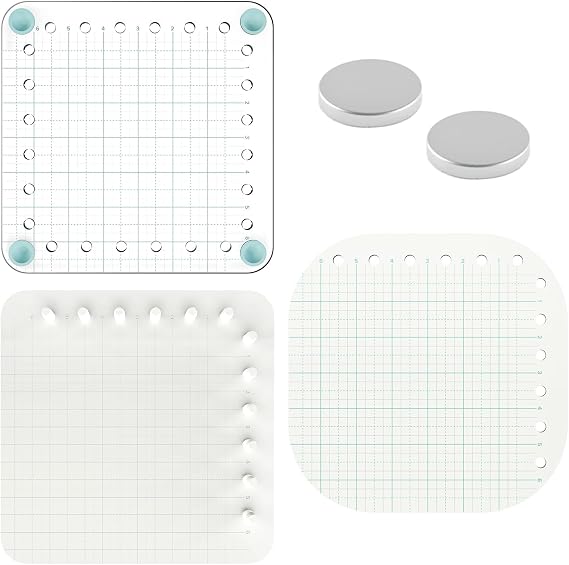 We R Memory Keepers Precision Press Advanced Perfect Stamps Every Time for Cards, Layouts, Up to 12 Inch Paper Acrylic Stamping Block, Non-slip Grip