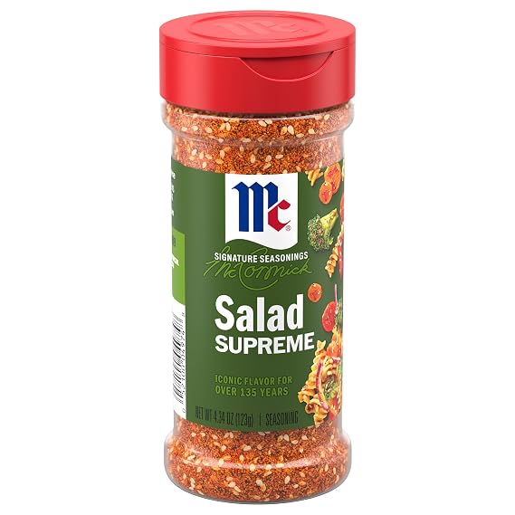 McCormick Perfect Pinch Salad Supreme Seasoning, 4.34 oz