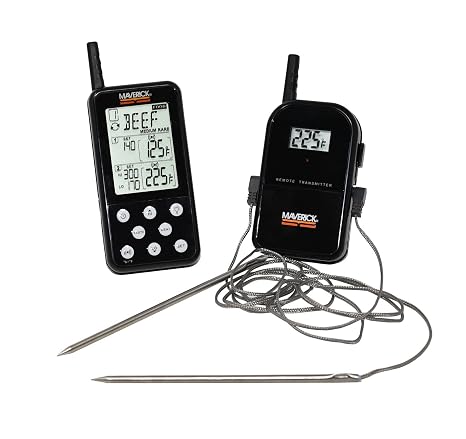 Remote Meat Thermometer, BBQ & Grill-Digital Instant Read Long-Range Thermometer