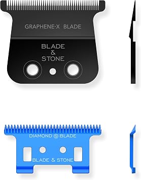 Blade & StoneTM Replacement Trimmer Blade - Fits Most Popular Barber Trimmer Brands - Diamond-STM Blade, Micro-GapTM Tech, Graphene-XTM (Blade Accessory - Regular)