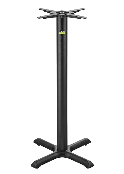 FLAT Self-Stabilizing KX22 Table Base for Restaurants Bar Height | Ideal for Small Tabletops, Square Table Tops Up to 24", Round Table Tops Up to 26"