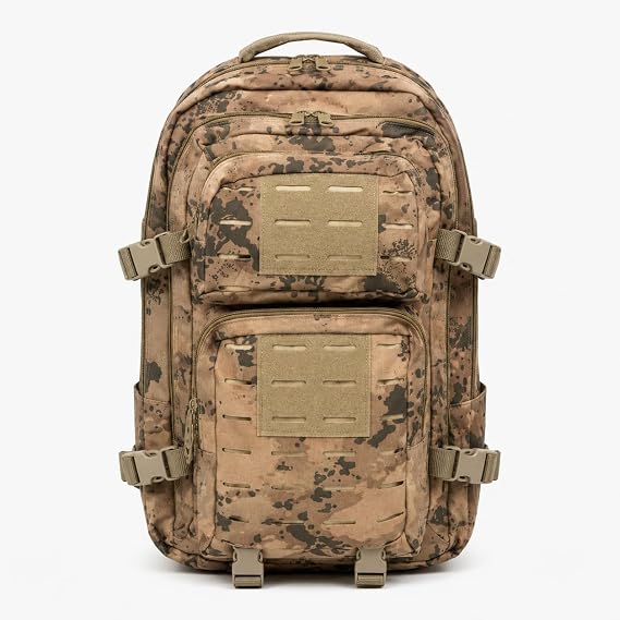 50L Taktik Sırt Çantası - 1000D Cordura Kumaş, MOLLE Sistemli, Su Geçirmez Profesyonel Kamp, Dağcılık ve Outdoor Çantası