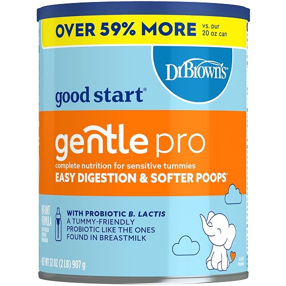 Good Start Dr. Brown's Gentle Pro Baby Formula Powder, 32 Ounce