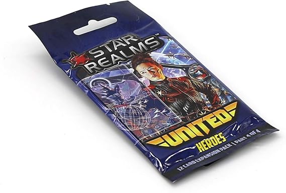 Wise Wizard Games | Star Realms United: Heroes | Card Game Expansion | Ages 12+ | 2 Players | 20+ Minutes Playing Time