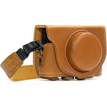 MegaGear Sony Cyber-shot DSC-HX95, DSC-HX99, DSC-HX80, DSC-HX90V Ever Ready Leather Camera Case with Strap