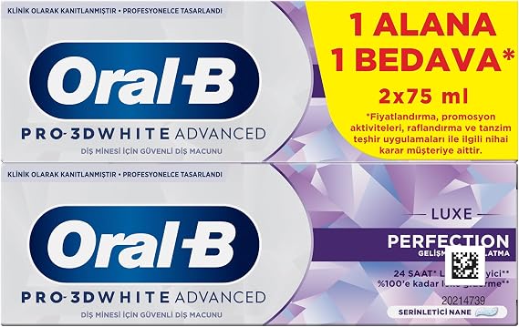 Oral-B Pro 3D White Advanced Luxe Perfection Diş Macunu 150 ml
