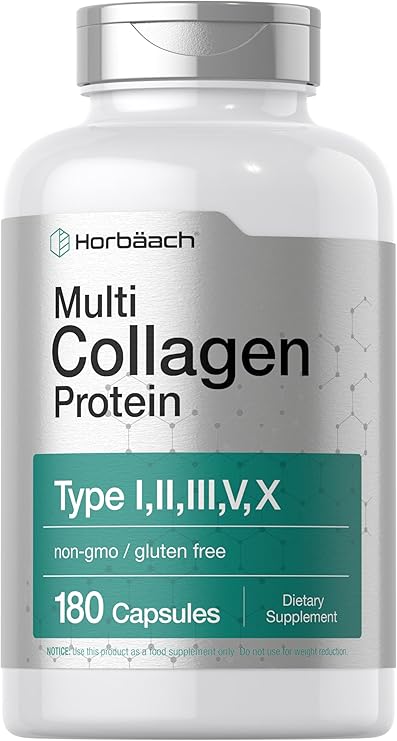 Horbaach Multi Collagen Protein 2000 mg | 180 Capsules