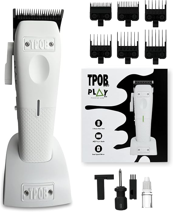 TPOB Mini Play Professional Hair Clippers Without Charge Stand (Black)