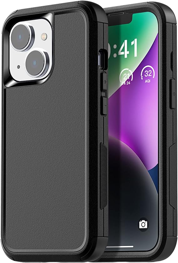 AICase for iPhone 14 Case(6.1") Case,Heavy Duty 3-Layer Rugged Pocket-Friendly Phone Case,Durable Military Grade Protection Shockproof/Drop Proof/Dust-Proof Protective Cover for iPhone 14 Case 6.1"
