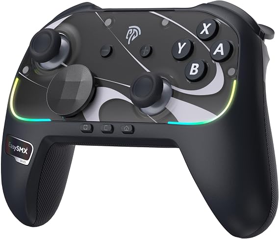 EasySMX Controller for Switch 2, Bluetooth Wireless Switch Controller, S10 Controller Switch 2 with 6-Axis Motion, Wake Up, Adjustable Turbo & Dual Vibration Function