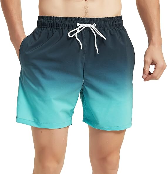 Mens Swim Trunks Short Bathing Suit with Mesh Lining Swimming Shorts