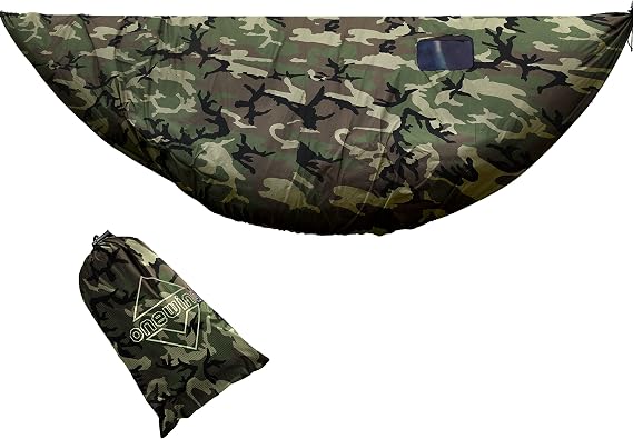 Onewind Hammock Windsock, Wind-Resistant Winter Hammock Cover, Camouflage