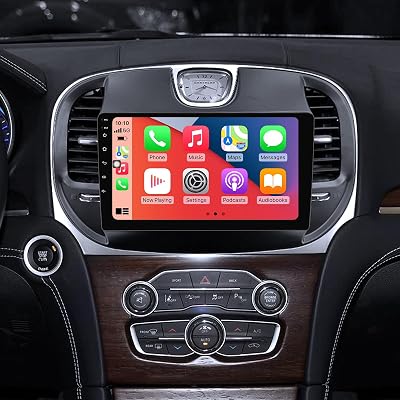 FELLOSTAR for Chrysler 300 2015-2019 Radio Update Car Stereo Replacement with Carplay & Android Auto 8-Core 464G Head Unit 9-Inches 1280x720 IPS Touch Screen Bluetooth