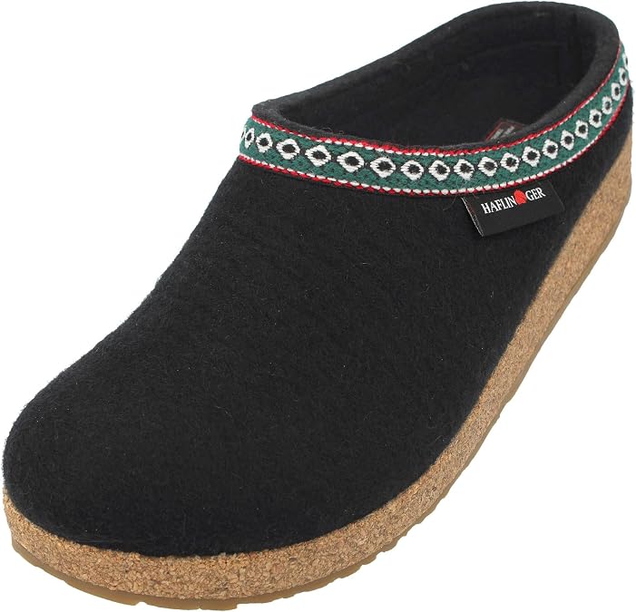 HAFLINGER GZ Clog - Black, 38
