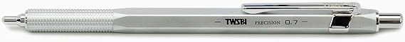 TWSBI Precision Mechanical Pencil Silver 0.7mm Retractable Tip