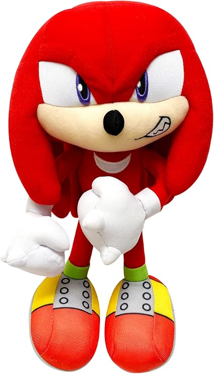 Great Eastern Entertainment Sonic The Hedgehog Knuckles Green Plush Toy, 10" Tall